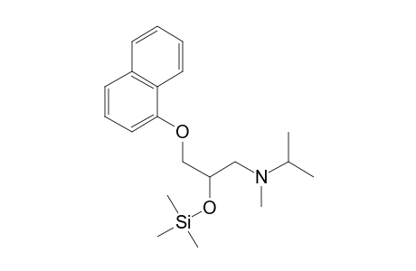 N-Methyl-N-(1-methylethyl)-3-(naphthalen-1-yloxy)-2-[(trimethylsilyl)oxy]propan-1-amine