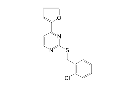 2-[(o-chlorobenzyl)thio-4-(2-furyl)pyrimidine
