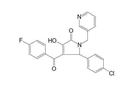 5-(4-Chloro-phenyl)-4-(4-fluoro-benzoyl)-3-hydroxy-1-pyridin-3-ylmethyl-1,5-dihydro-pyrrol-2-one