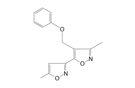 3-methyl-5-(5-methyl-3-isoxazolyl)-4-(phenoxymethyl)isoxazole