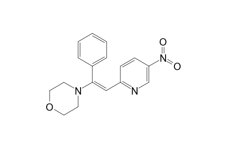 (E)-4-[2-(5-Nitropyrid-2-yl]-1-phenylvinyl]morpholine