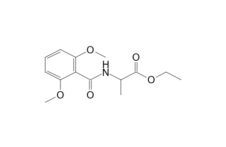 2-(2,6-Dimethoxy-benzoylamino)-propionic acid, ethyl ester