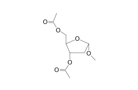 Methyl-3,5-di-O-acetyl-2-deoxy.alpha.d-erythro-pentofuranoside