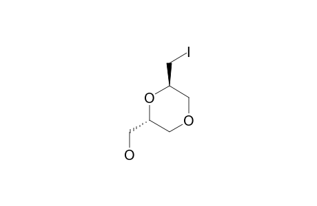 TRANS-2-IODOMETHYL-6-HYDROXYMETHYL-1,4-DIOXANE