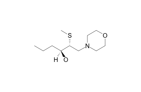 (+-)-4-[(2'R*,3'S*)-2'-methylthio-3'-hydroxyhexyl]morpholine