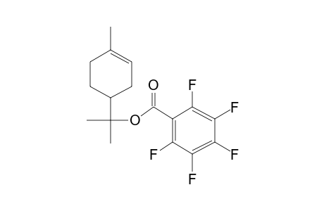 2-(4-Methylcyclohex-3-enyl)propan-2-yl 2,3,4,5,6-pentafluorobenzoate