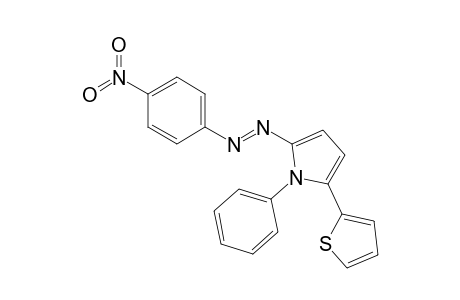 1-Phenyl-2-(2'-thienyl)-5-(4"'-nitrophenylazo)pyrrole