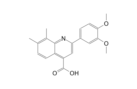 2-(3,4-dimethoxyphenyl)-7,8-dimethyl-4-quinolinecarboxylic acid