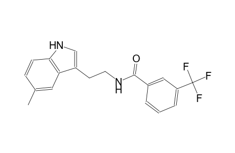 N-[2-(5-methyl-1H-indol-3-yl)ethyl]-3-(trifluoromethyl)benzamide