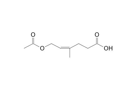 4-Hexenoic acid, 6-(acetyloxy)-4-methyl-