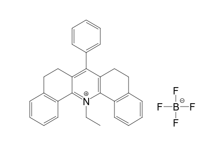 14-ethyl-7-phenyl-5,6,8,9-tetrahydrodibenz[c,h]acridinium tetrafluoroborate(1-)