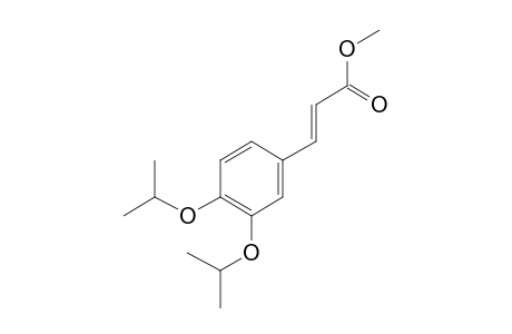 Methyl 3-(3,4-bis(isopropyl)oxyphenyl)prop-2-enoate