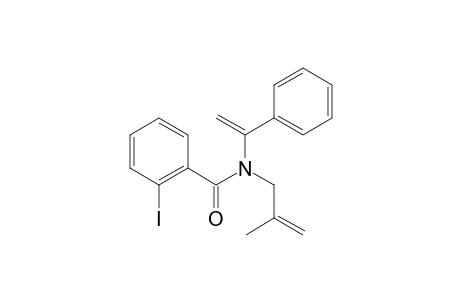 N-(2-Methylprop-2-en-1-yl)-N-(1-phenylethenyl)-2-iodobenzamide