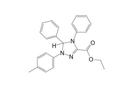 4,5-diphenyl-1-p-tolyl-delta2-1,2,-triazoline-3-carboxylic acid, ethyl ester