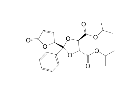 (4R,5R)-2-[(2S)-5-keto-2H-furan-2-yl]-2-phenyl-1,3-dioxolane-4,5-dicarboxylic acid diisopropyl ester