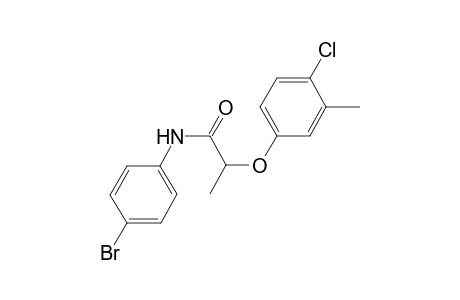 N-(4-bromophenyl)-2-(4-chloro-3-methylphenoxy)propanamide