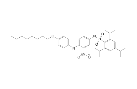 Benzenesulfonamide, 2,4,6-tris(1-methylethyl)-N-[3-nitro-4-[[4-(octyloxy)phenyl]amino]phenyl]-