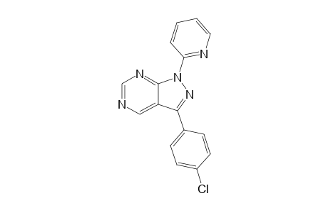 3-(4-Chlorophenyl)-1-(pyridin-2-yl)-1H-pyrazolo[3,4-d]pyrimidine