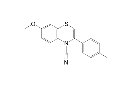 7-Methoxy-3-p-tolyl-4H-benzo[b][1,4]thiazine-4-carbonitrile