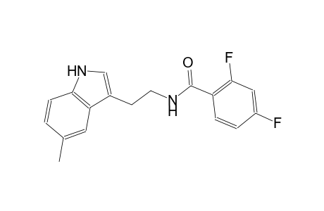 2,4-difluoro-N-[2-(5-methyl-1H-indol-3-yl)ethyl]benzamide