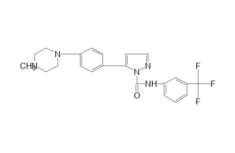 5-[p-(4-Methyl-1-piperazinyl)phenyl]-alpha,alpha,alpha-trifluoropyrazole-1-carboxy-m-toluidide