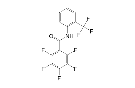 2,3,4,5,6-pentafluoro-N-[2-(trifluoromethyl)phenyl]benzamide