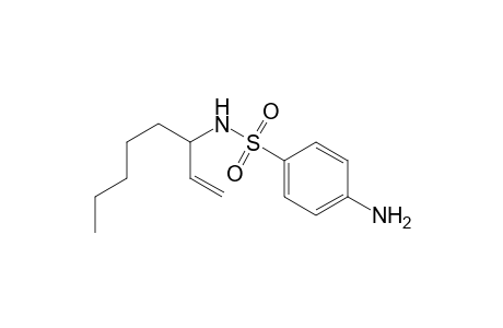 Benzenesulfonamide, 4-amino-N-(1-ethenylhexyl)-