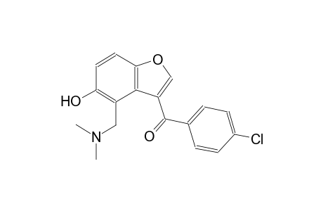 methanone, (4-chlorophenyl)[4-[(dimethylamino)methyl]-5-hydroxy-3-benzofuranyl]-