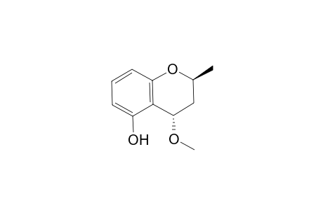 (2S*,4S*)-3,4-Dihydro-4-methoxy-2-methyl-2H-chromen-5-ol