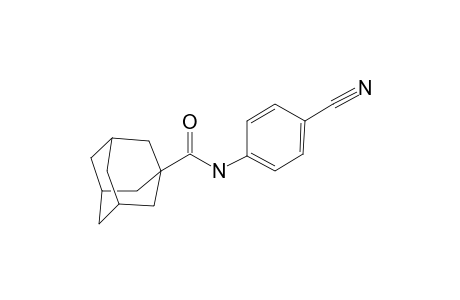 Adamantane-1-carboxamide, N-(4-cyanophenyl)-