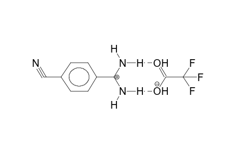 4-CYANOBENZAMIDINIUM TRIFLUOROACETATE