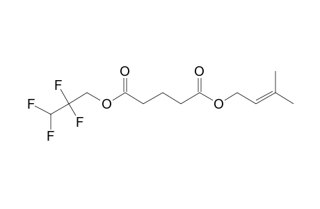 Glutaric acid, 3-methylbut-2-en-1-yl 2,2,3,3-tetrafluoropropyl ester