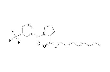 L-Proline, N-(3-trifluoromethylbenzoyl)-, octyl ester