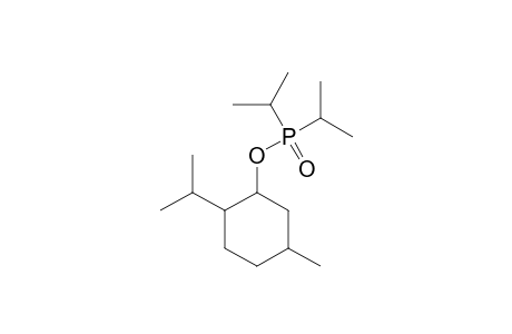 2-Di(propan-2-yl)phosphoryloxy-4-methyl-1-propan-2-yl-cyclohexane