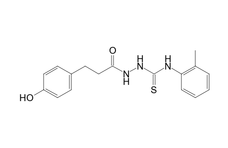 1-(p-hydroxyhydrocinnamoyl)-3-thio-4-o-tolylsemicarbazide