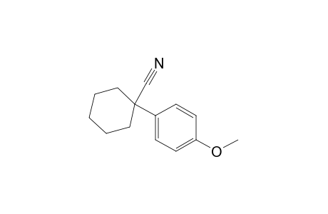 1-(p-methoxyphenyl)cyclohexanecarbonitrile