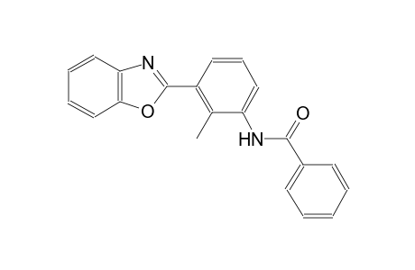 benzamide, N-[3-(2-benzoxazolyl)-2-methylphenyl]-