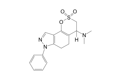 4-(dimethylamino)-7-phenyl-4,5,6,7-tetrahydro-3H-[1,2]oxathiino[6,5-e]indazole, 2,2-dioxide