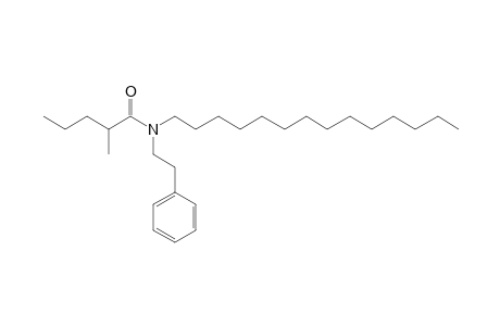 Valeramide, 2-methyl-N-(2-phenylethyl)-N-tetradecyl-