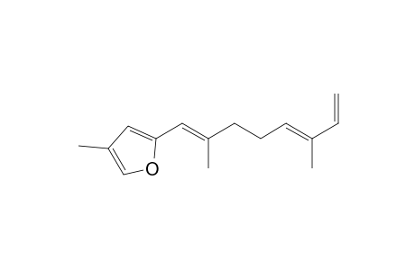 (1'E,5'E)-2-(2',6'-DIMETHYLOCTA-1',5',7'-TRIENYL)-4-METHYLFURANE