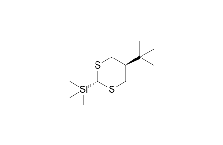 (TRANS)-5-TERT.-BUTYL-2-TRIMETHYLSILYL-1,3-DITHIANE