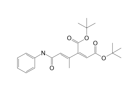 (Z)-2-[(E)-3-anilino-3-keto-1-methyl-prop-1-enyl]but-2-enedioic acid ditert-butyl ester