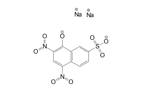 5,7-dinitro-8-hydroxy-2-naphthalenesulfonic acid, disodium salt