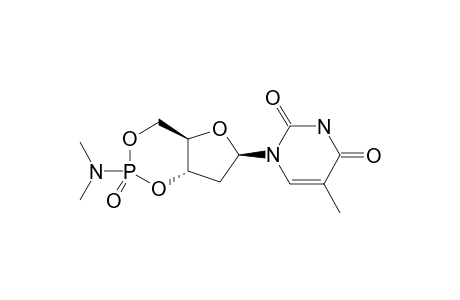 (RP)-THYMIDINE-3',5'-CYCLIC-N,N-DIMETHYLPHOSPHORAMIDATE