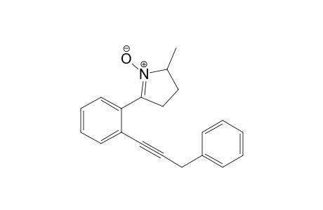 2-METHYL-5-[2'-(3''-PHENYLPROP-1''-YNYL)-PHENYL]-3,4-DIHYDRO-2H-PYRROLE-N-OXIDE