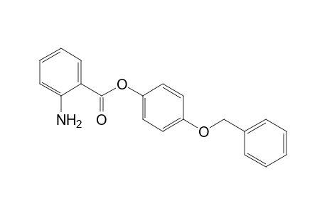 ANTHRANILIC ACID, P-BENZYLOXY- PHENYL ESTER