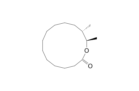 (13S,14R)-13,14-dimethyl-1-oxacyclotetradecan-2-one