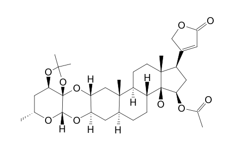 2',3'-O,O-ISOPROPYLIDENE-15-ACETYLAFROSIDE