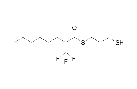 3-Mercaptopropyl 2-(trifluoromethyl)octanoic acid S-ester