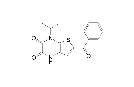 6-(Phenylcarbonyl)-4-propan-2-yl-1H-thieno[2,3-b]pyrazine-2,3-dione